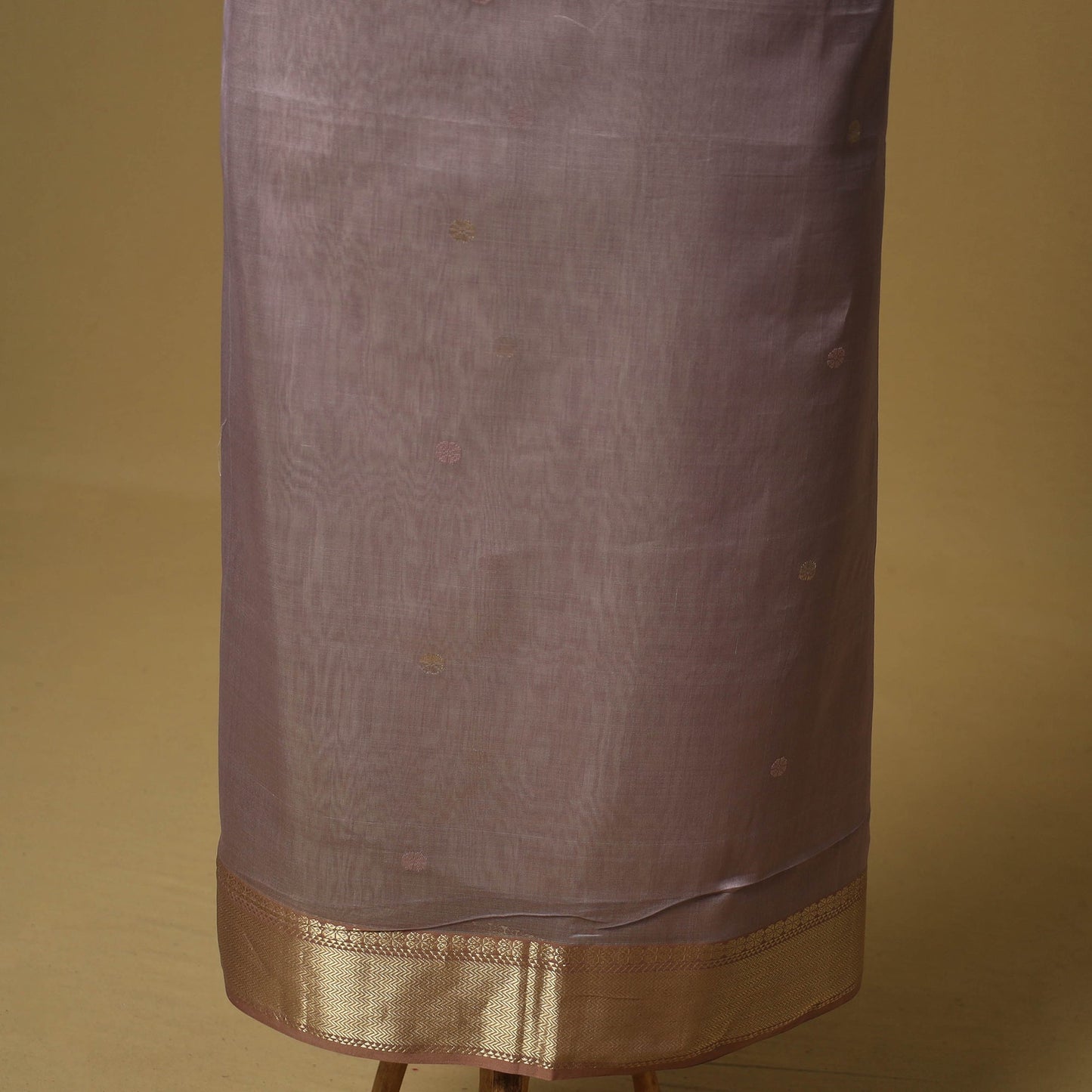Handloom maheshwari silk buti work 2pc unstitched dress
