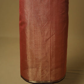 Handloom maheshwari silk tissue zari 2pc unstitched dress