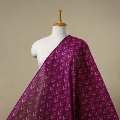 Handloom mercerised cotton pochampally ikat fabric 07