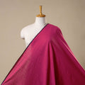 Pink - handloom organic buti kala cotton fabric 08