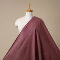 Pink - handloom organic buti kala cotton fabric 09