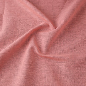 Pink - handloom organic kala cotton fabric 03 - handcrafted