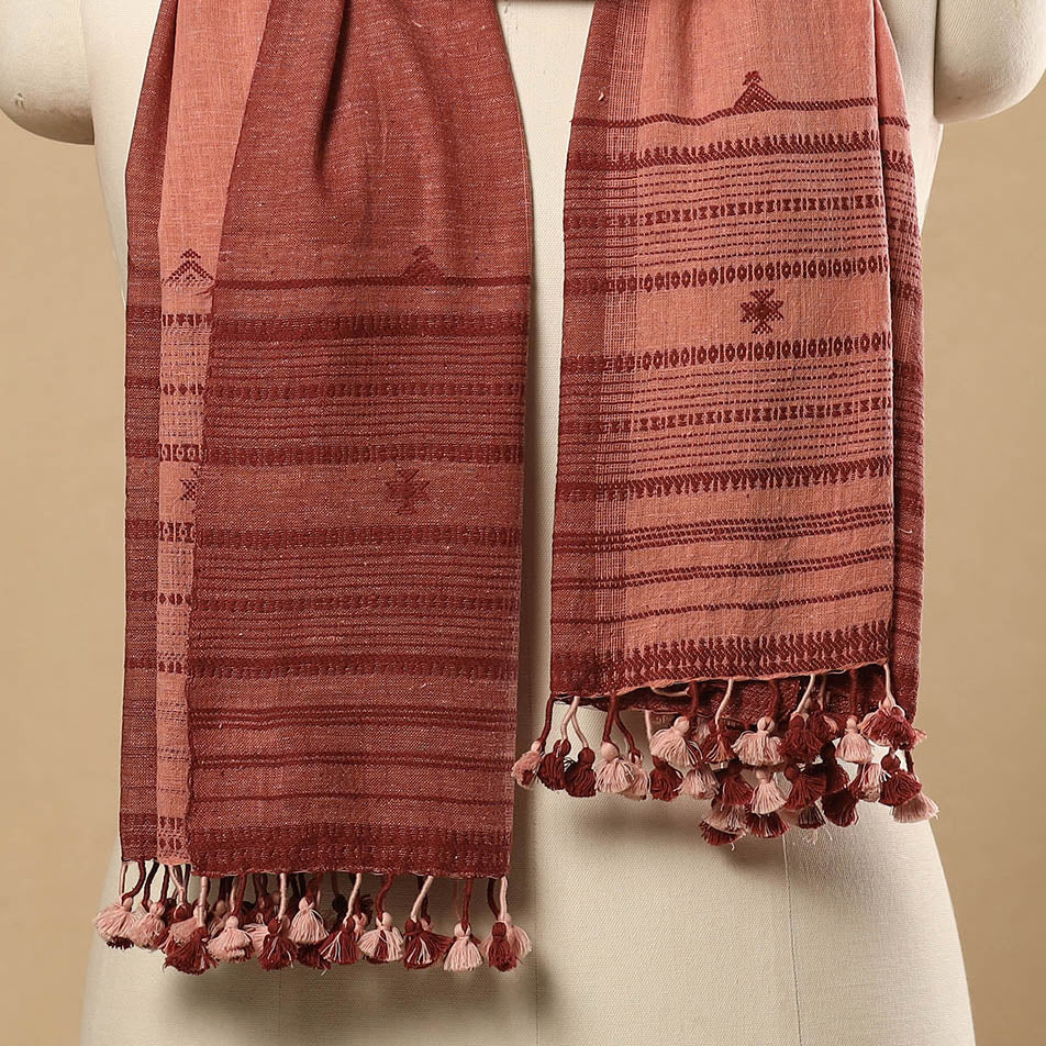 Buy Handloom Organic Kala Cotton Kutch Bhujodi Stole