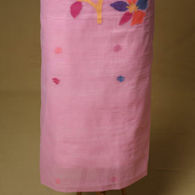 Handloom phulia jamdani silk cotton 2pc unstitched dress