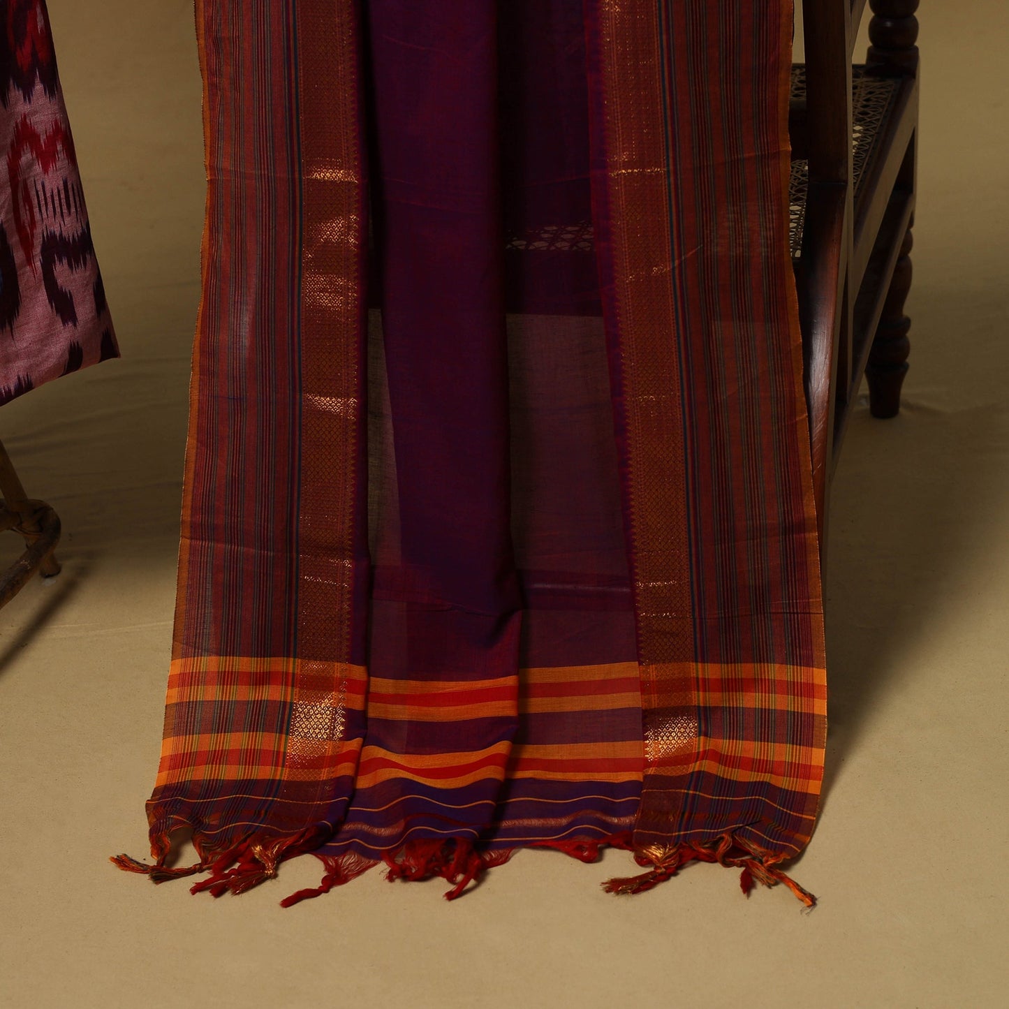 Handloom pochampally central asian ikat cotton 2pc