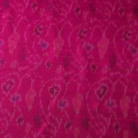Handloom raw silk pochampally ikat fabric 03 - handcrafted