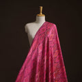 Handloom raw silk pochampally ikat fabric 05 - handcrafted
