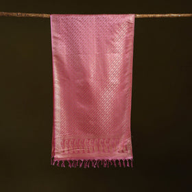 Handloom semi silk jacquard weave banarasi stole
