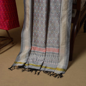 Pink - handloom sico pochampally ikat 2pc unstitched dress