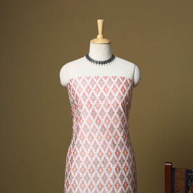 Handloom sico pochampally ikat 2pc unstitched dress