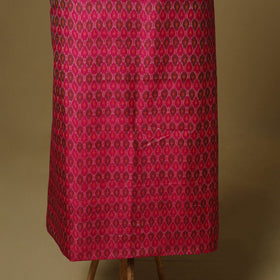 Pink - handloom sico pochampally ikat 2pc unstitched dress