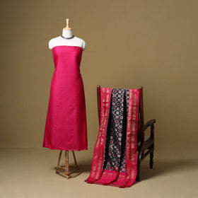 Handloom sico pochampally ikat 2pc unstitched dress