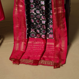 Handloom sico pochampally ikat 2pc unstitched dress
