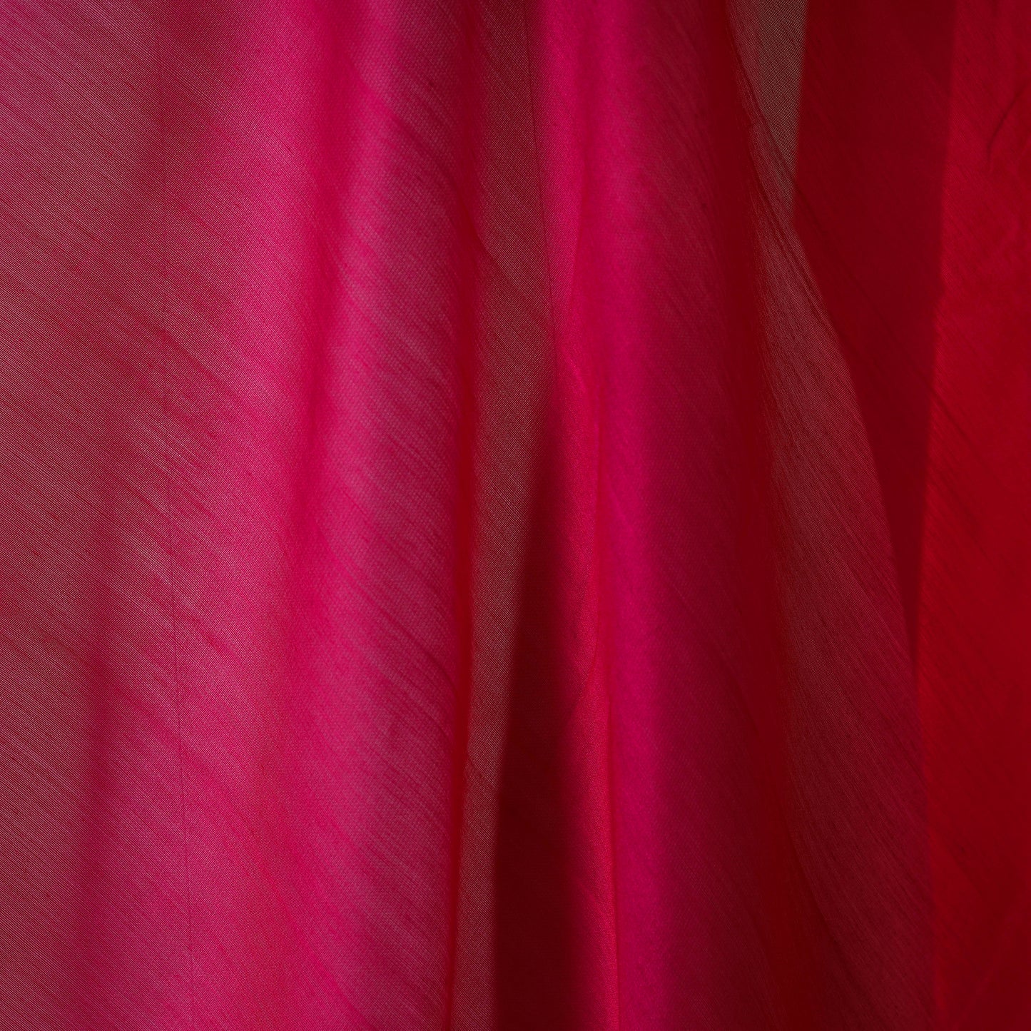 Pink - handloom silk cotton plain chanderi fabric 03