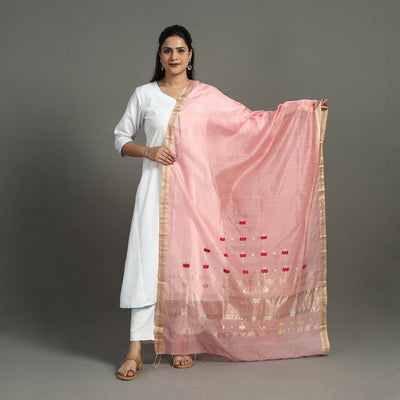 Buy Traditional Handloom Chanderi Dupatta Online in India