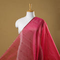 Pink - handloom silk cotton zari buti chanderi fabric 14