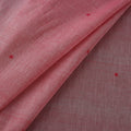 Handloom thread buti mercerised cotton chanderi fabric 04