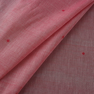 Handloom thread buti mercerised cotton chanderi fabric 04