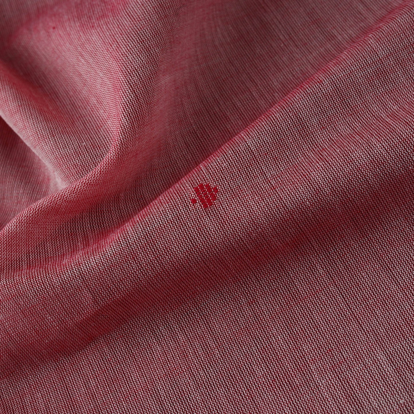 Handloom thread buti mercerised cotton chanderi fabric 04