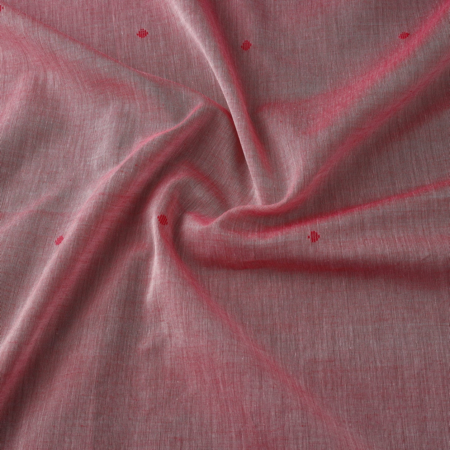 Handloom thread buti mercerised cotton chanderi fabric 04