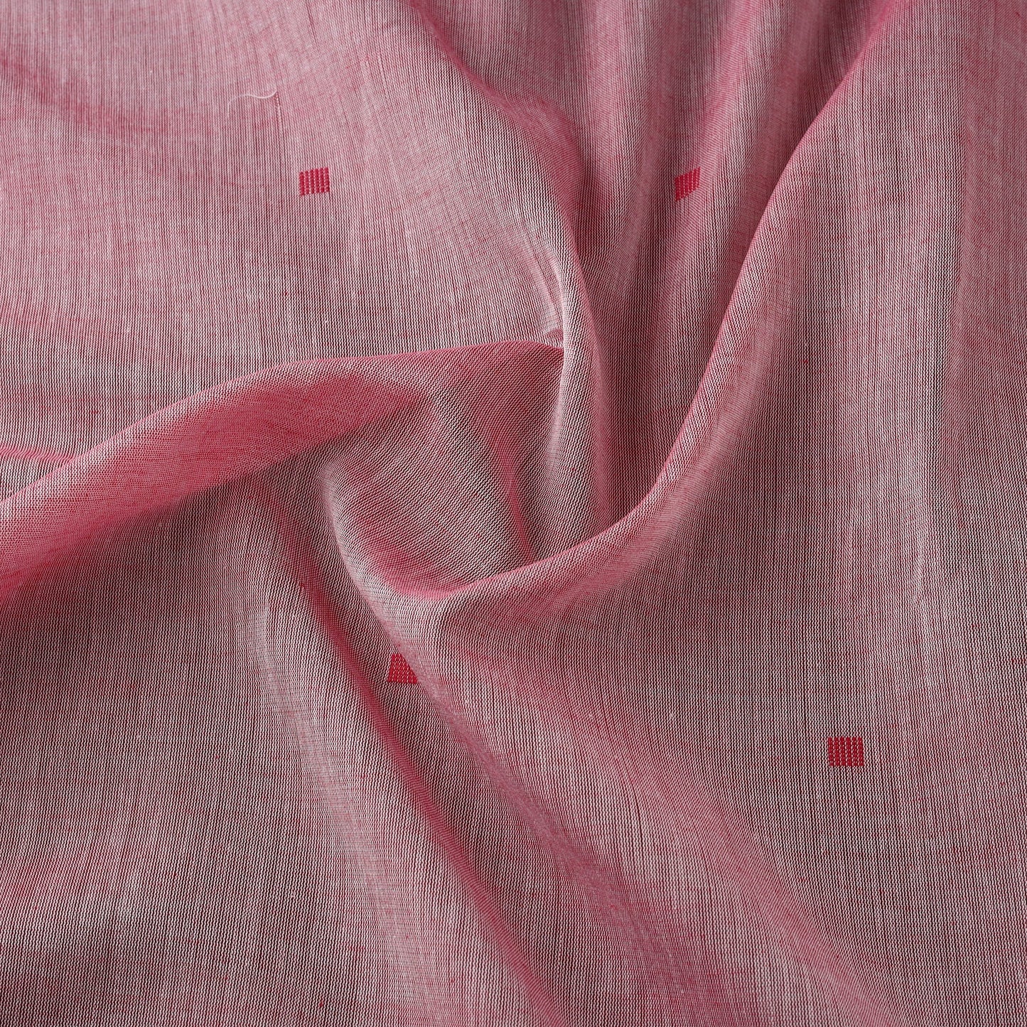 Handloom thread buti mercerised cotton chanderi fabric 07
