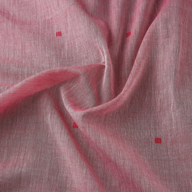 Handloom thread buti mercerised cotton chanderi fabric 07