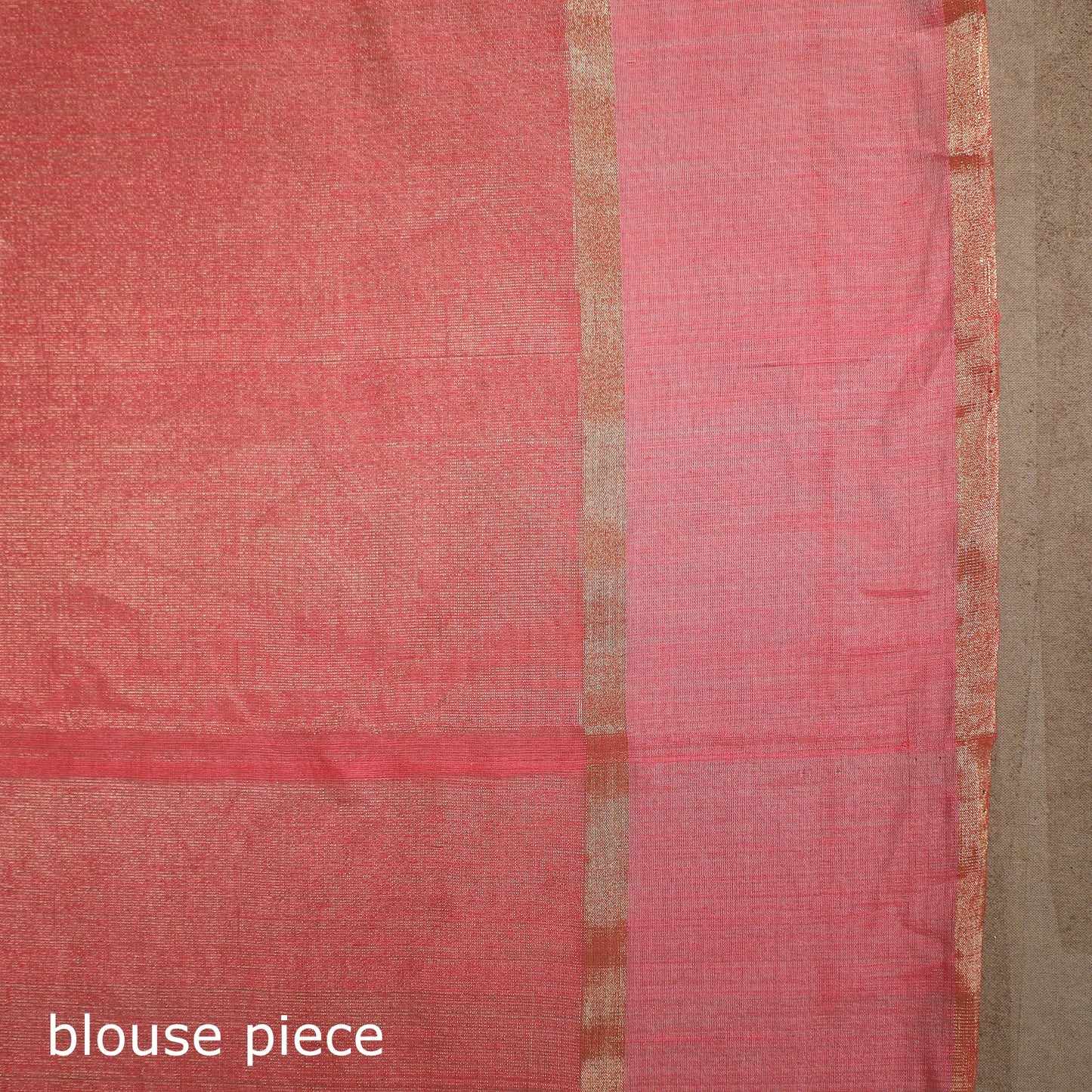 Pink - handloom tissue zari chanderi silk saree 09