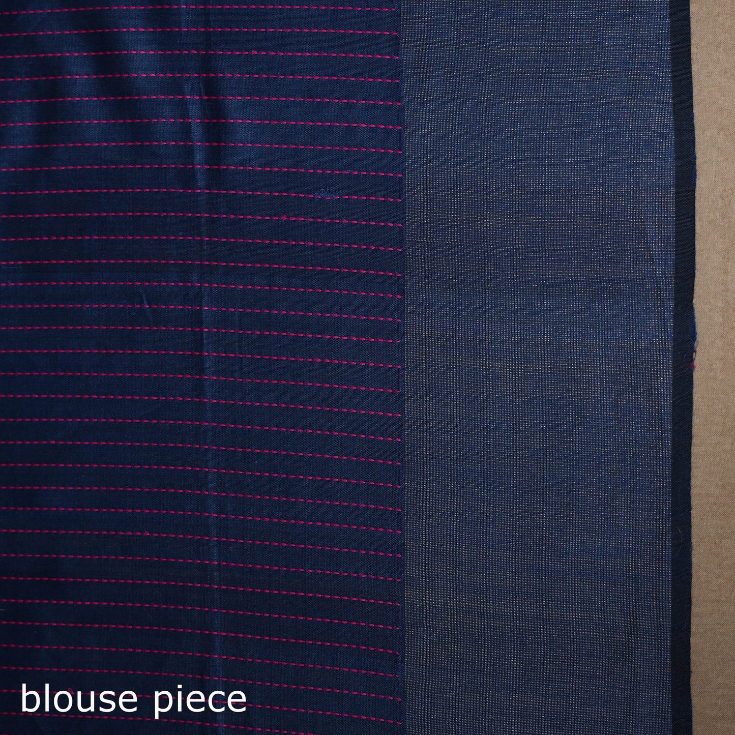 Pink - handloom tussar silk zari border bhagalpuri saree 13