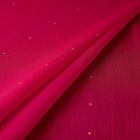 Handloom zari buti chanderi silk fabric 05 - handcrafted