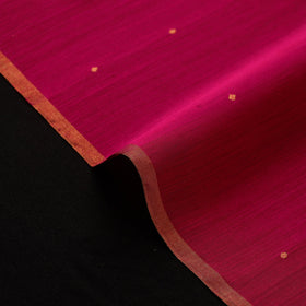 Handloom zari buti chanderi silk fabric 05 - handcrafted