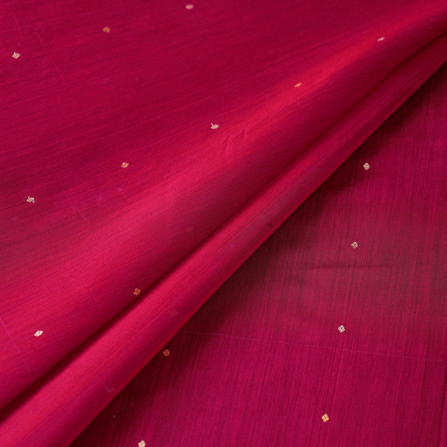 Handloom zari buti chanderi silk fabric 10 - handcrafted