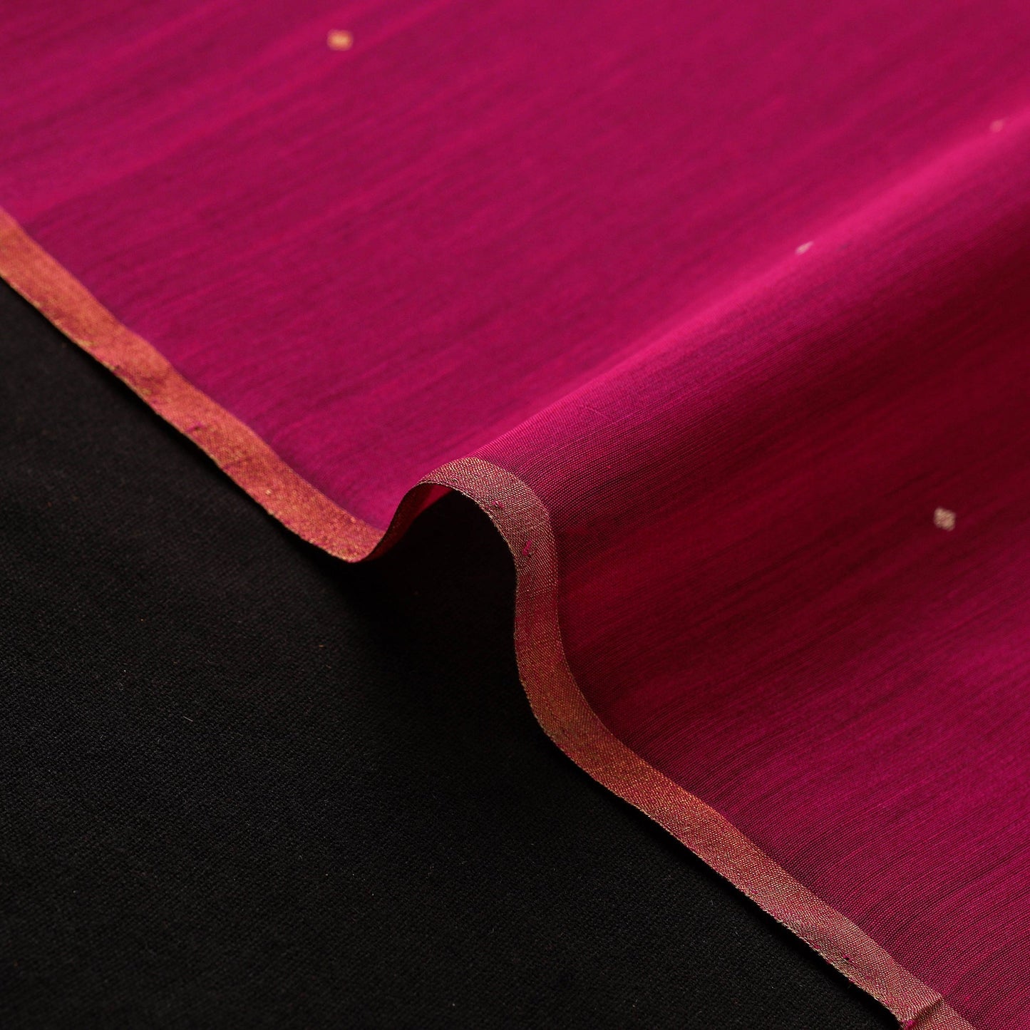 Handloom zari buti chanderi silk fabric 10 - handcrafted