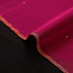 Handloom zari buti chanderi silk fabric 10 - handcrafted