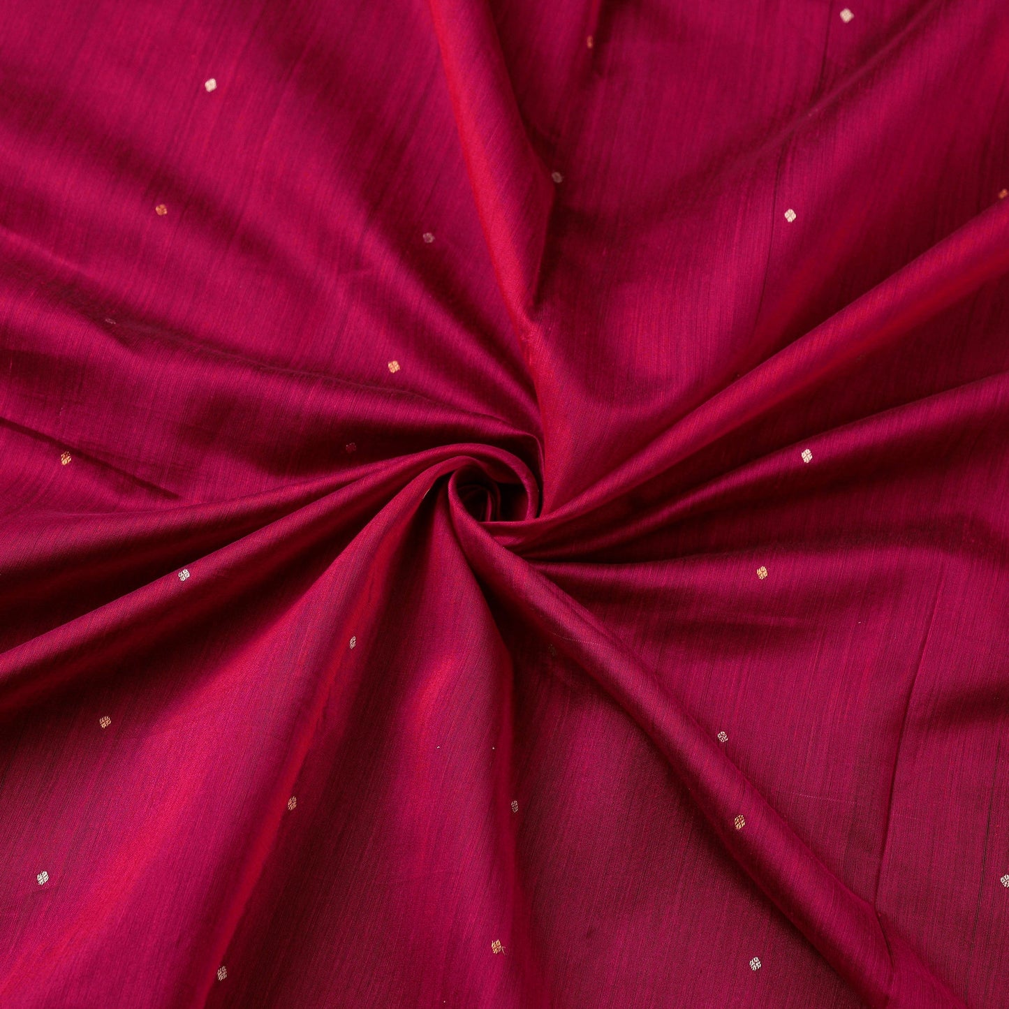 Handloom zari buti chanderi silk fabric 10 - handcrafted