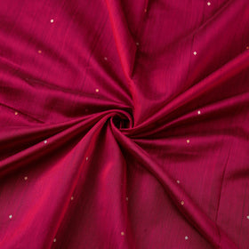 Handloom zari buti chanderi silk fabric 10 - handcrafted