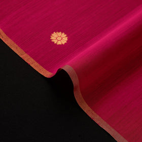 Handloom zari buti chanderi silk fabric 33 - handcrafted