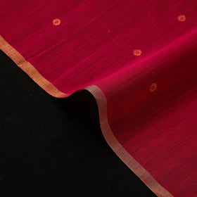 Handloom zari buti chanderi silk fabric 39 - handcrafted