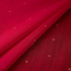 Handloom zari buti chanderi silk fabric 39 - handcrafted