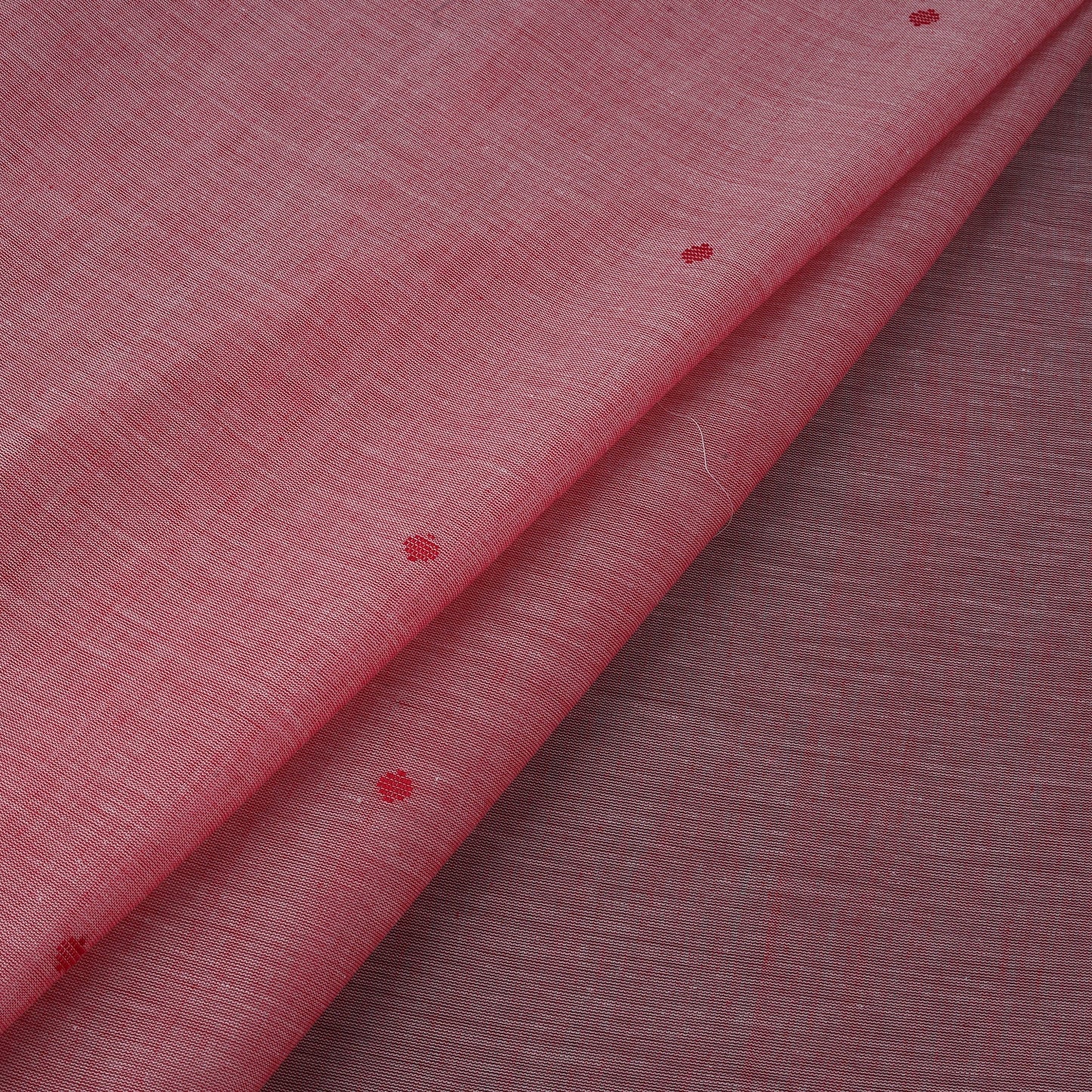 Handloom zari buti mercerised cotton chanderi fabric 02