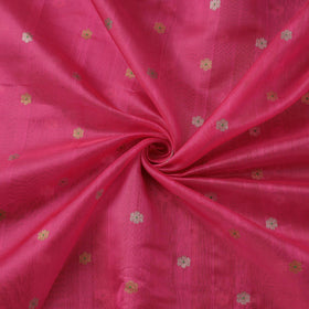 Handloom zari buti pure chanderi silk fabric 04