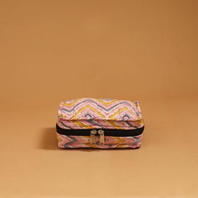 Handmade 4 pockets quilted jewellery bag 09 - handcrafted