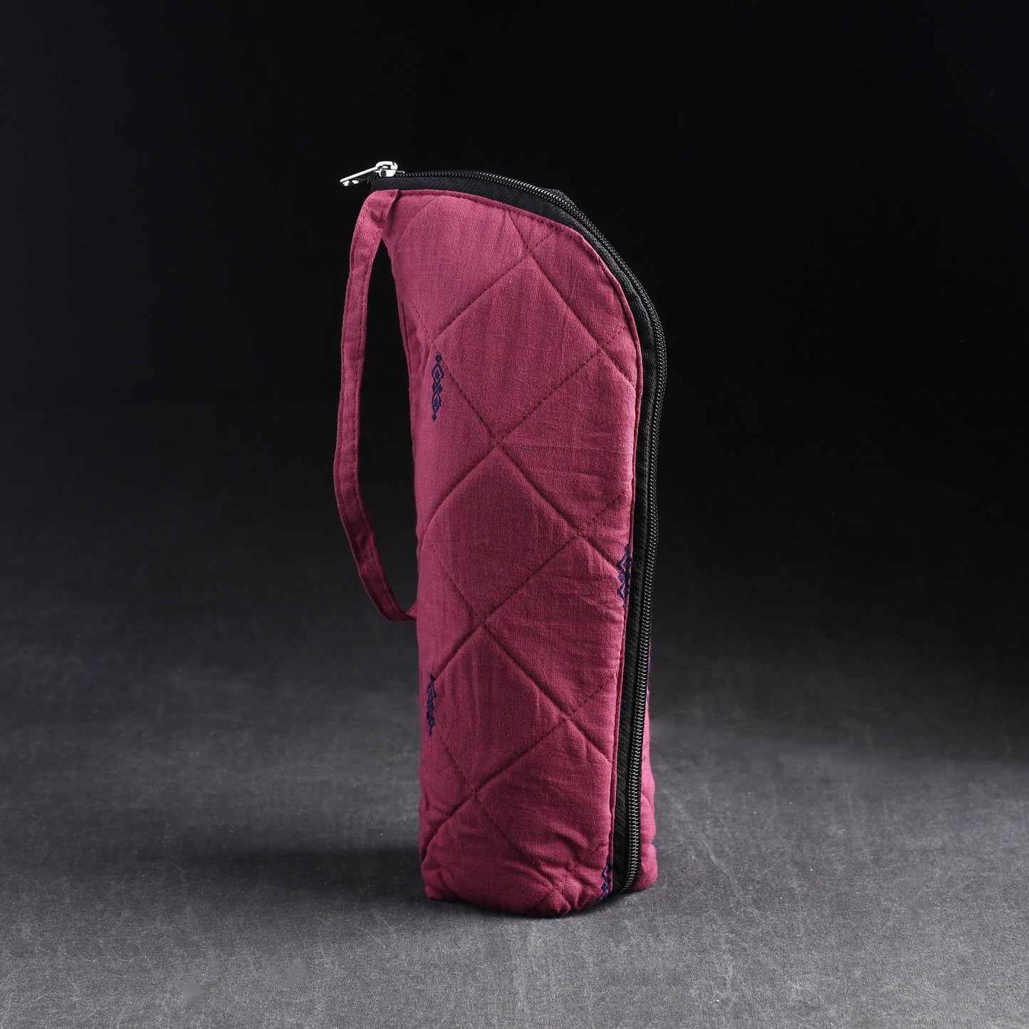 Pink Handmade Cotton 1L Water Bottle Cover