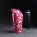 Pink Handmade Cotton 1L Water Bottle Cover