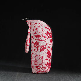  Pink Handmade Cotton 1L Water Bottle Cover