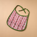 Pink Handmade Cotton Baby Bib