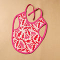 Pink Handmade Cotton Baby Bib