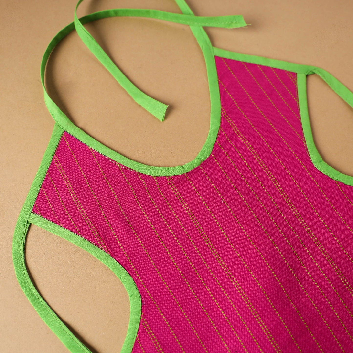 Buy Pink Handmade Cotton Baby Bib