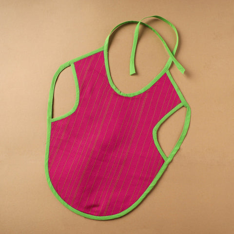 Buy Pink Handmade Cotton Baby Bib