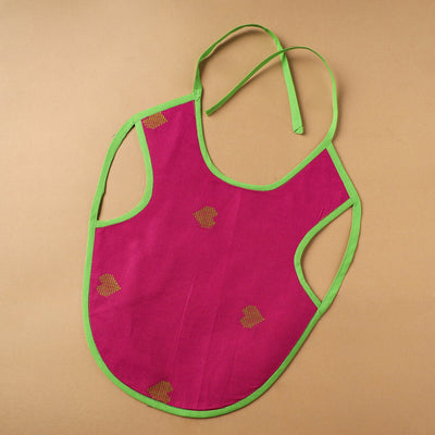 Buy Pink Handmade Cotton Baby Bib