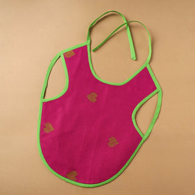 Buy Pink Handmade Cotton Baby Bib